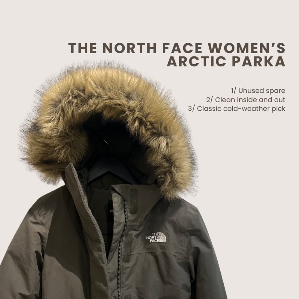 The North Face Women's Arctic Parka - Olive Green